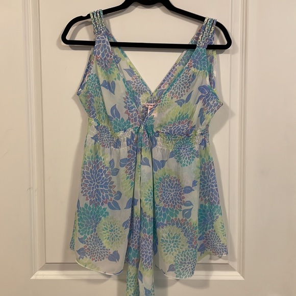 La Vie en Rose Floral babydoll set. Size medium. - Picture 4 of 7